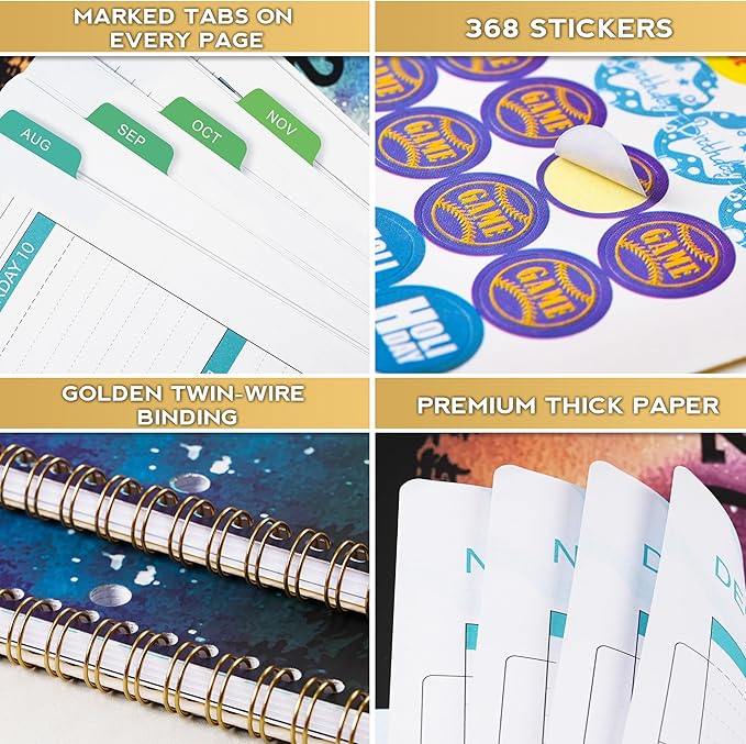 Student Planner 2026-2027 - School Planner 2026-2027, August 2026 - June 2027, 8.5" x 11", Monthly and Weekly Calendar for Middle or High School