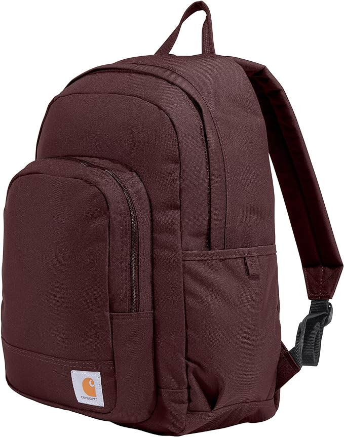 Carhartt 25L Classic Laptop Backpack, Durable Water-Resistant Pack W/ 17" Laptop Sleeve and Multiple Organizational Compartments, Port