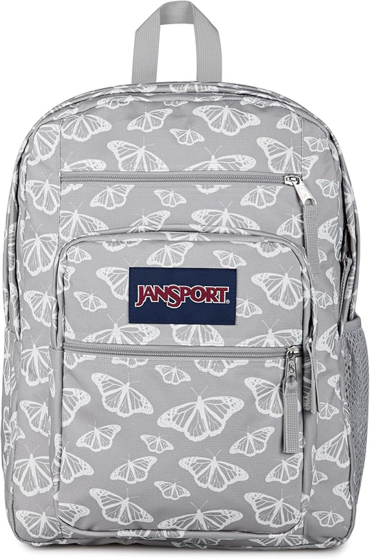 JanSport Laptop Backpack - Computer Bag with 2 Compartments, Ergonomic Shoulder Straps, 15” Laptop Sleeve, Haul Handle - Flutter By Grey