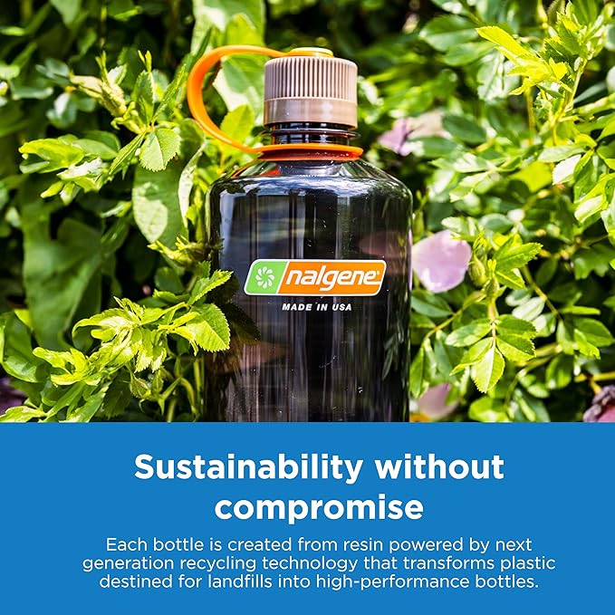 Nalgene Leak Proof Tritan BPA-Free Water Bottle - 32 oz Narrow Mouth - Made in the USA for Outdoor Use & Daily Hydration (Jade) (Pack of 6)