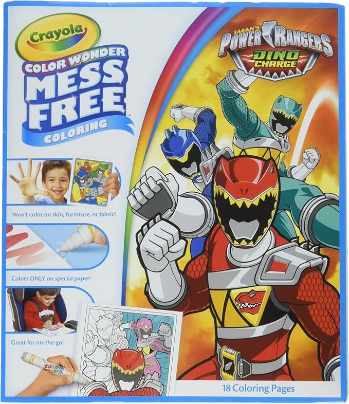 Crayola: Color Wonder Mess Free Coloring Book - Power Rangers