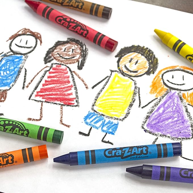 Cra-Z-Art Classic Bundle Crayons, Markers and Colored Pencil 46 Piece School Supply Arts & Crafts Bundle