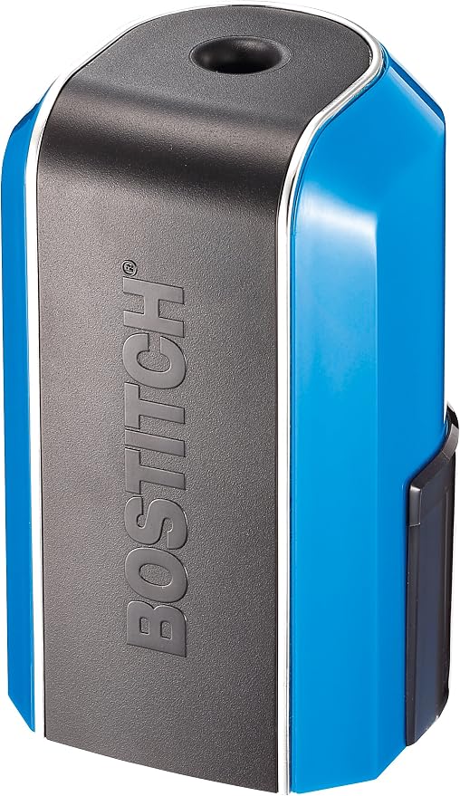 Bostitch Office Vertical Battery Pencil Sharpener, Blue (BPS3V-BLUE)