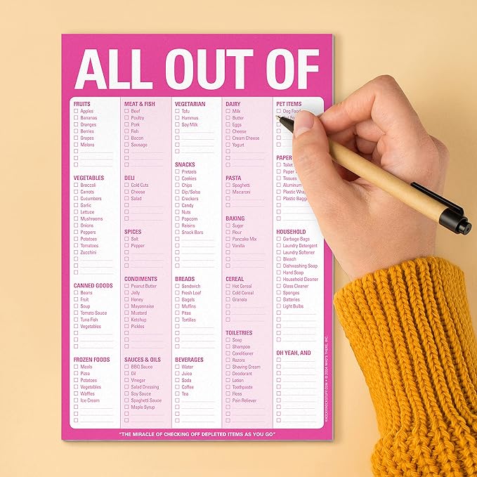 All Out Of Pad with Magnet (Pink)