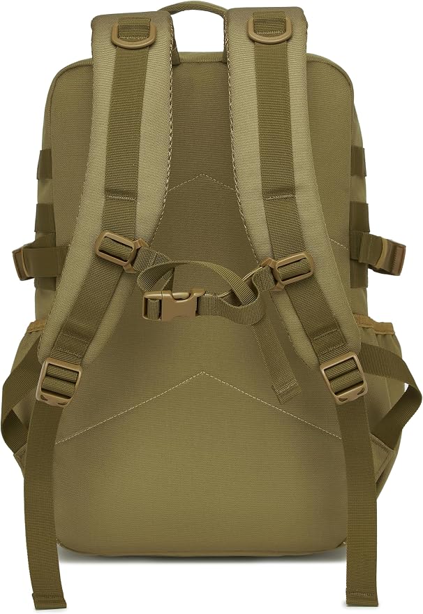 Wotony Military Tactical Backpack for Men Waterproof Daypack 3 Day Assault Pack Molle Bag with Water Bottle Holder
