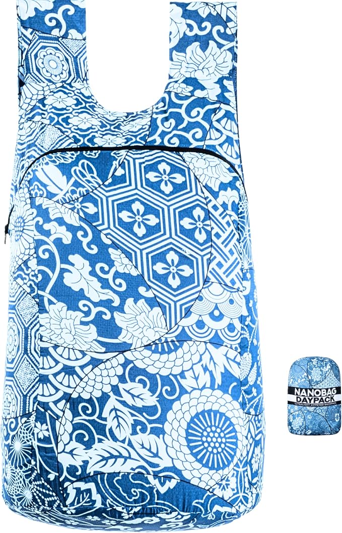 Nanobag Daypack 16L Ultralight Packable Foldable Travel Backpack for Hiking | 1.15 oz Portable Collapsible Pocket-Size with YKK Zipper and Wide Comfortable Shoulder Straps for Everyday Use and Sports