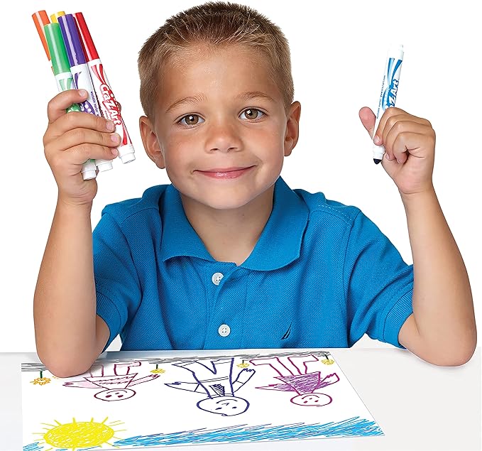 Cra-Z-Art Washable Broadline Markers Bulk Class Pack 256ct 16 Assorted Colors, Back To School Supply List Essential, Bulk Pack for School Supply Rooms and In Class For Teachers