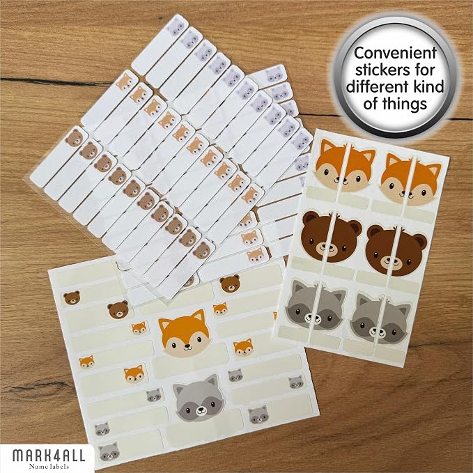 Fabric Labels For Clothes Washable, Daycare Labels Tags Clothing Kids Waterproof For Camp Name Tags, Personalized All Purpose Children Labeling Toddler Name Cloth For School Supplies Kid Baby Stickers
