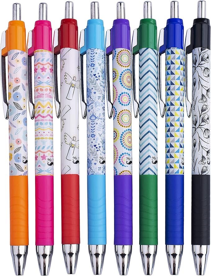 Mr. Pen- Bible Journaling Pens, 8 Pack Assorted Color, No Bleed Pens for Bible Journaling
