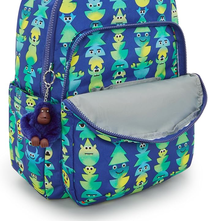 Kipling Women's Seoul 15" Laptop Backpack, Durable, Roomy with Padded Shoulder Straps, Built-In Protective Sleeve