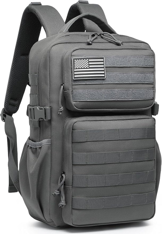 Wotony Military Tactical Backpack for Men Waterproof Daypack 3 Day Assault Pack Molle Bag with Water Bottle Holder