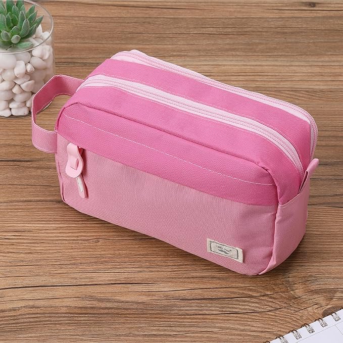 Mr. Pen Large Capacity Pencil Pouches and Bags - Mint Green School