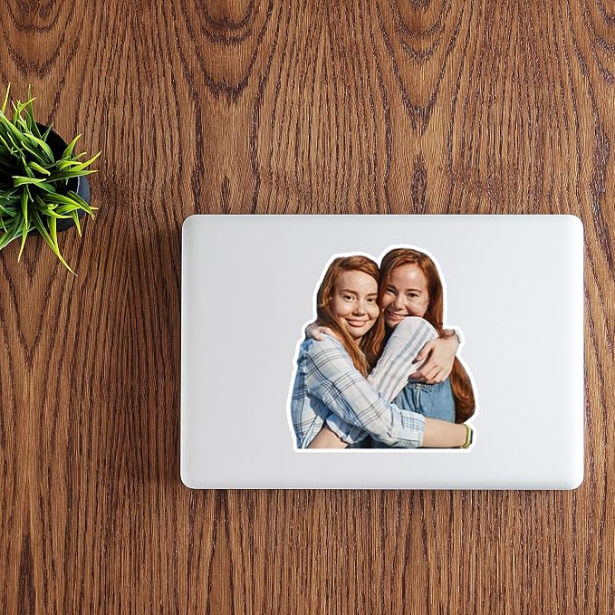 Photo Prints Stickers with Your Own Foto, Image, Logo - Create Your Own Design Photo Stickers - Personalized Custom Waterproof Vinyl Stickers