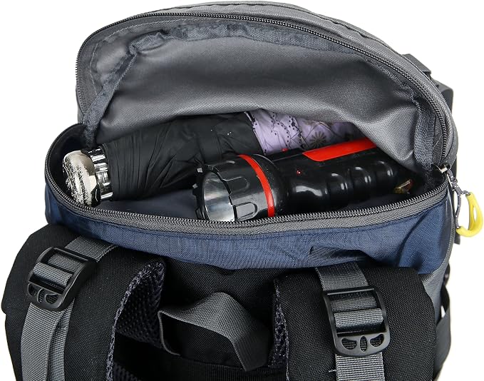 WoneNice 50L(45+5) Waterproof Hiking Backpack Outdoor Daypack w/Rain Cover
