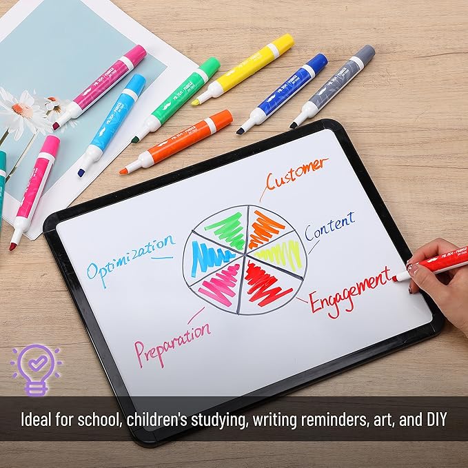 Mr. Pen- Dry Erase Markers, 52 Pack, Assorted Colors, Low Odor Ink, Chisel Tip, Bulk White Board Markers Dry Erase, Ideal for Classroom, Back to School Supplies, Teachers, Office, Whiteboard & Home