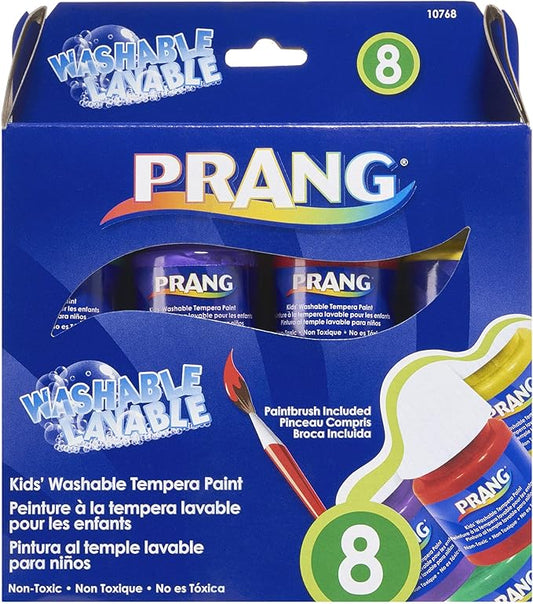 Prang Tempera Paint Set, 8, Assorted 8