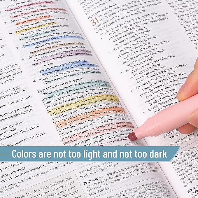 Mr. Pen- Aesthetic Highlighters, 8 pcs, Vintage Pastels Colors, Cute Highlighters Assorted Colors for Journaling, Highlighting, Underlining, Fast Dry, Back to School Supplies