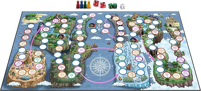 Mathemagical World - Addition & Subtraction Math Board Game for Kids, 2-4 players, Ages 5+ and Perfect for Homeschool, Kindergarten, Pre-k, and Gifted & Talented Prep