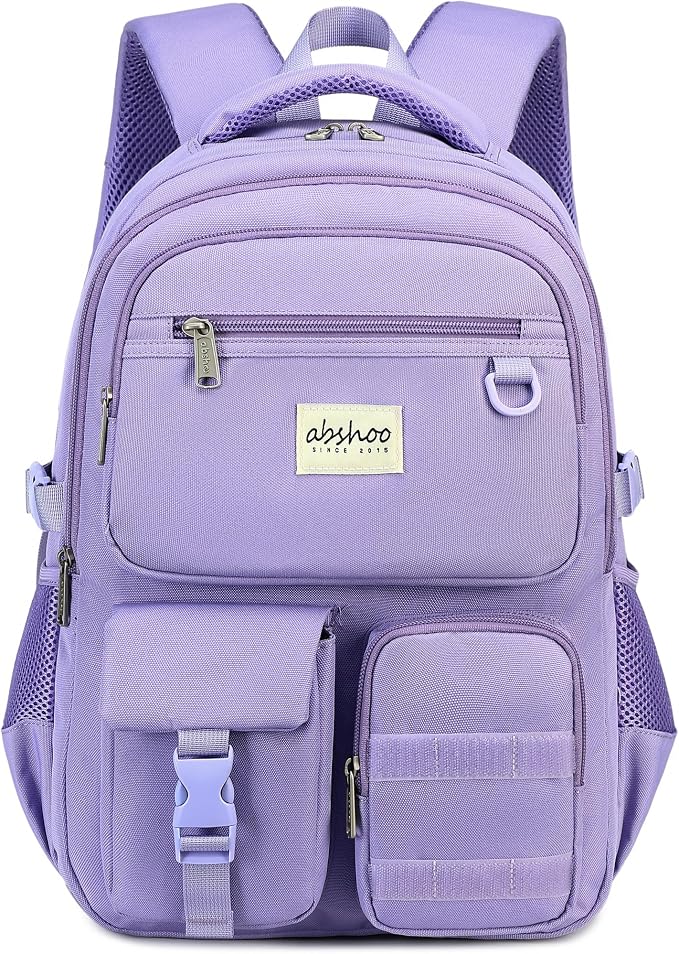 abshoo Large Heavy Duty Backpack For School College Bookbag Casual Multi Pocket Travel Backpacks