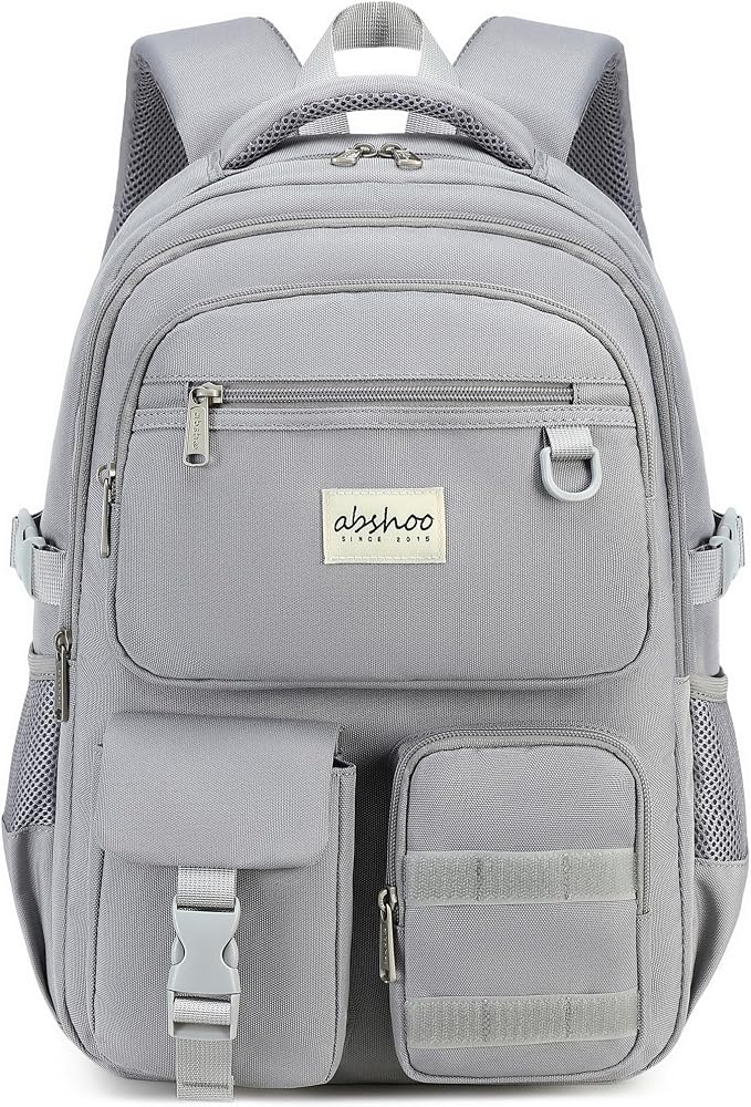 abshoo Large Heavy Duty Backpack For School College Bookbag Casual Multi Pocket Travel Backpacks