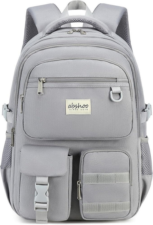 abshoo Large Heavy Duty Backpack For School College Bookbag Casual Multi Pocket Travel Backpacks