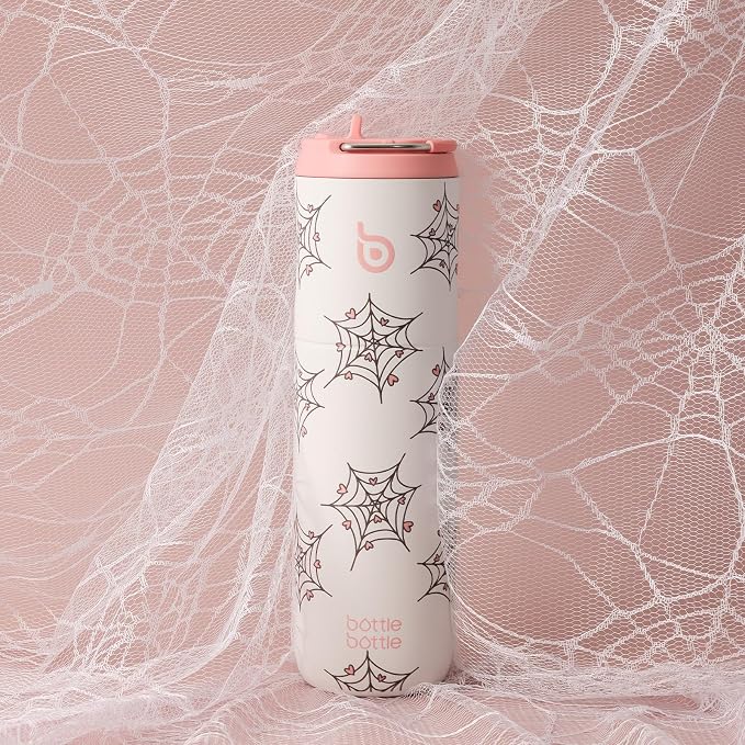 BOTTLE BOTTLE Insulated Water Bottle 24oz with Straw Lid and Handle Sports | for Travel Gym school,Stainless Steel Water Bottles,Double-Wall,Vacuum Metal,Leak Proof,BPA-Free