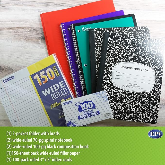 EPI Essential School Supply Kit (2nd Grade (120 Packs))