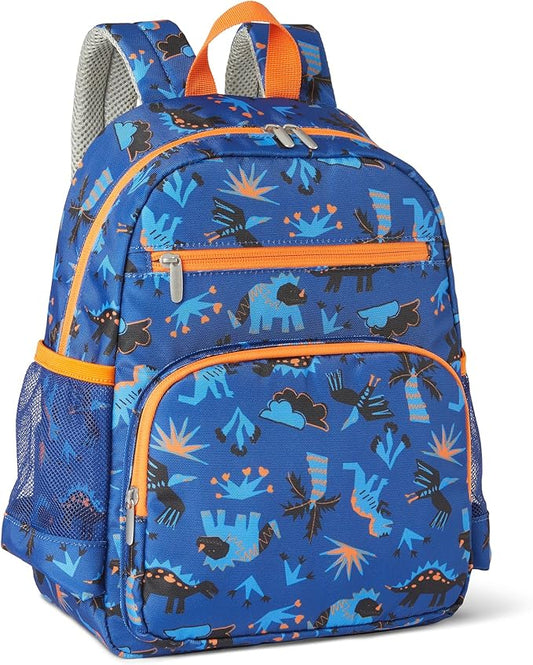 Amazon Essentials Kids School Backpack with Multiple Storage Pockets - Durable Tear-Resistant Day-pack for Books and Supplies-Children's School Bag - Blue Navy