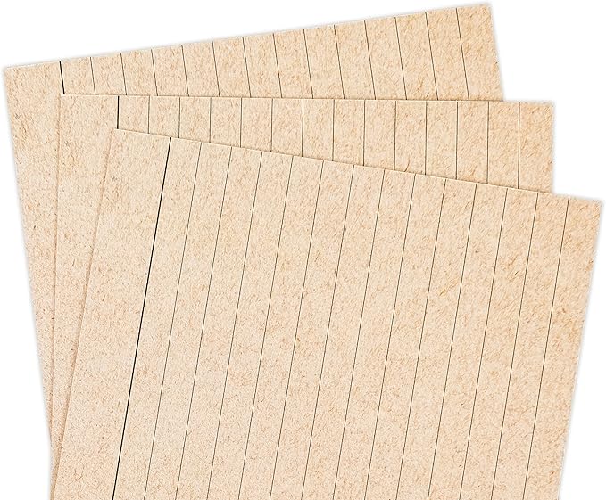Home Advantage Double Sided Ruled Kraft Tan Index Cards, File Note Cards (4-x-6)