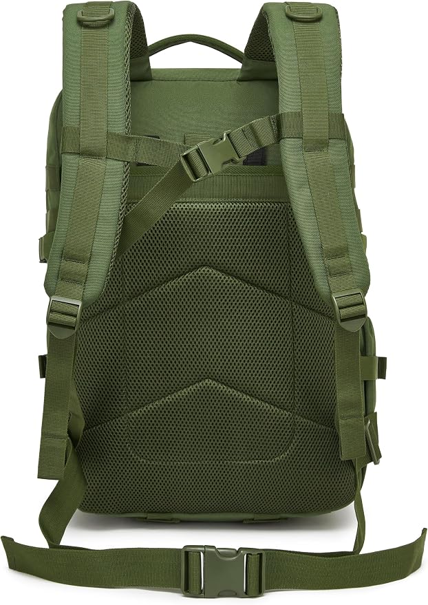 Wotony Military Tactical Backpack for Men Waterproof Daypack 3 Day Assault Pack Molle Bag with Water Bottle Holder