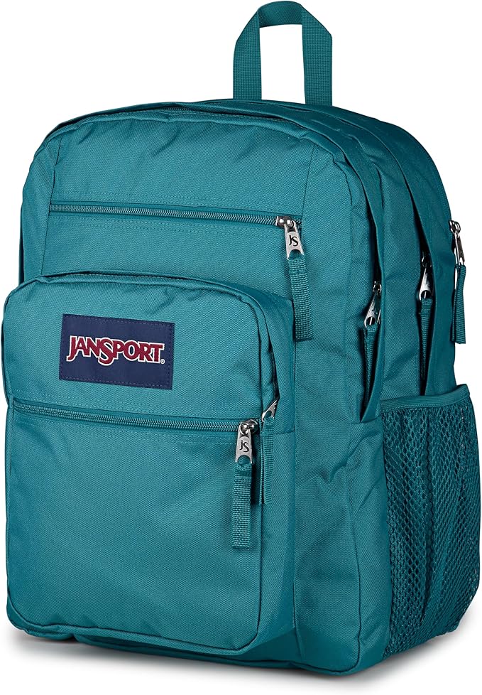 JanSport Laptop Backpack - Computer Bag with 2 Compartments, Ergonomic Shoulder Straps, 15” Laptop Sleeve, Haul Handle - Emerald Pool
