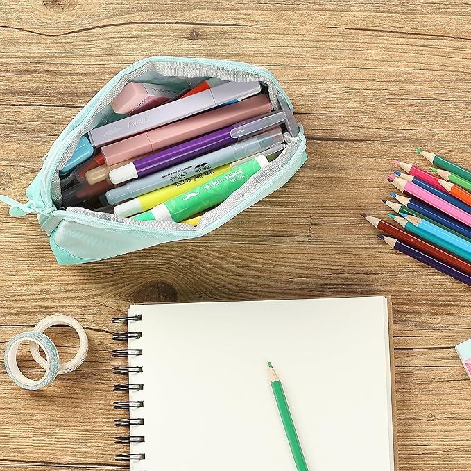 Mr. Pen- Pencil Case, Mint Green, Pencil Pouch, Pencil Bag, Pen Case, Pen Pouch