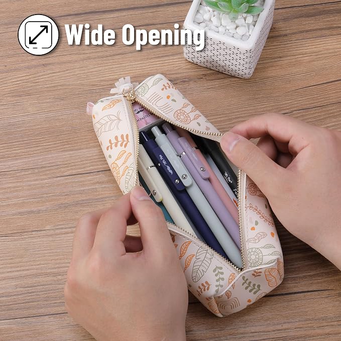 Mr. Pen- PU Leather Pencil Case, Boho Style