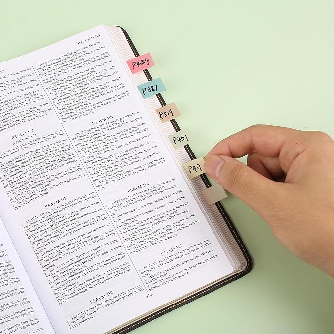 Mr. Pen- Sticky Notes Set, 410 Pack, Ruled, Dotted & Blank Notes with 150 Index Tabs, Divider Sticky Pads for Bible Study, Office, School, Planning, Journaling & Organization