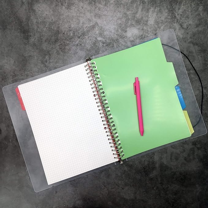 Zelten B5 26-Hole Ring Binder Cover - Durable Protective Shell for Loose Leaf Paper/Planner Refills, Fit B5 26-Hole Organizer Inserts
