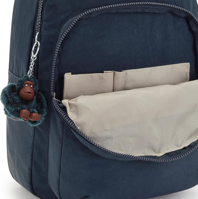 Kipling Women's Seoul 15" Laptop Backpack, Durable, Roomy with Padded Shoulder Straps, Built-In Protective Sleeve