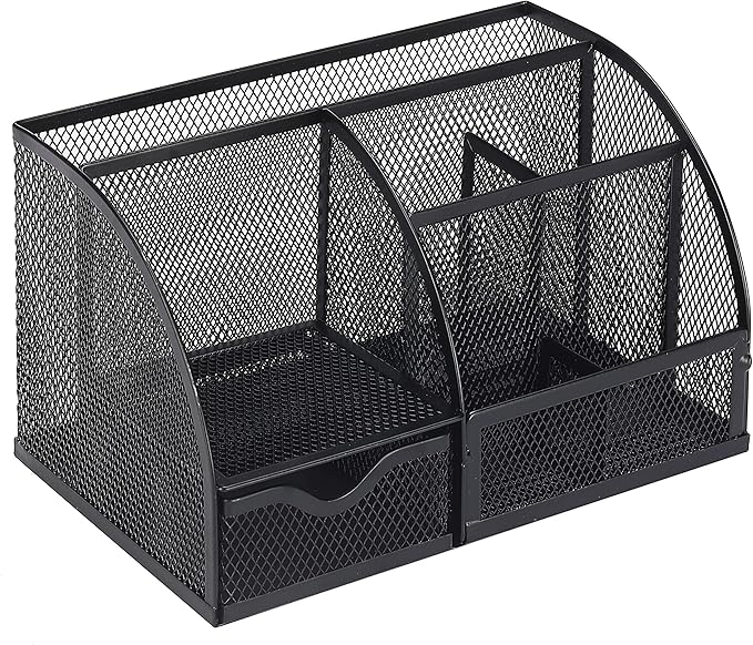 Mr. Pen- Mesh Desk Organizer, Black, Pen Holders Organizers, Desk Pencil Organizer, Pen Holder, Pencil Holder