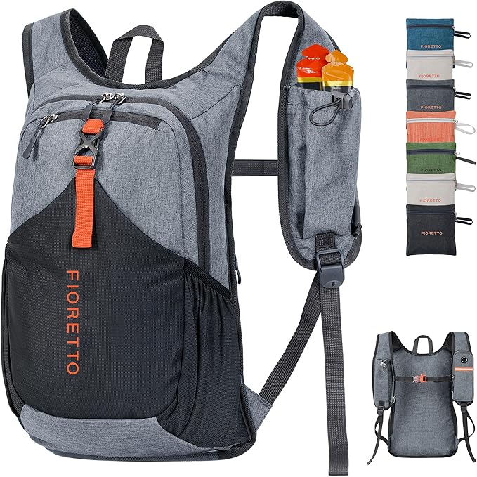 FIORETTO 10L/15L/20L Hiking Backpack for Women Men Mini Packable Backpack Lightweight Small Daypack for Travel Camping