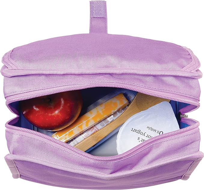 PackIt Freezable Lunch Bag, Lavender, Built with EcoFreeze Technology, Foldable, Reusable, Zip and Fold Closure with Buckle Handle, Designed for Work Lunches and Fresh Lunch On the Go