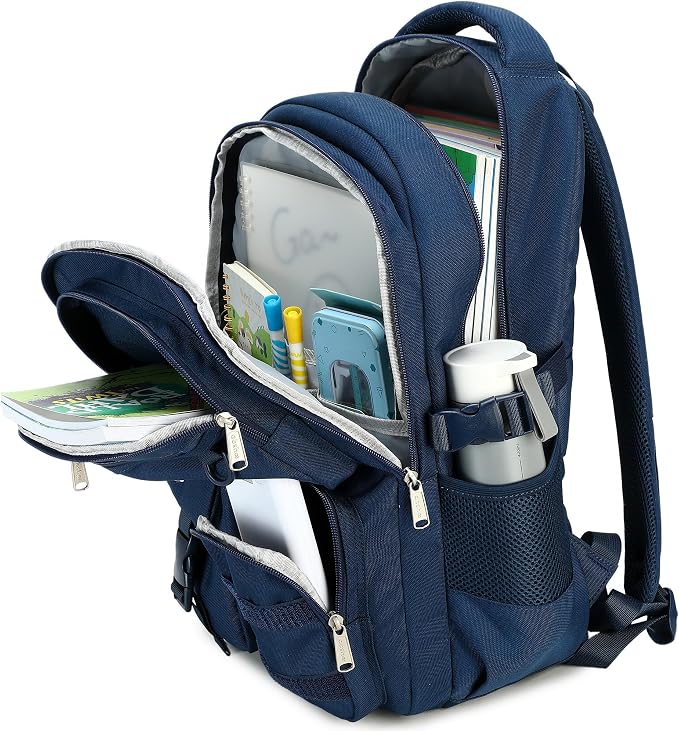 abshoo Large Heavy Duty Backpack For School College Bookbag Casual Multi Pocket Travel Backpacks