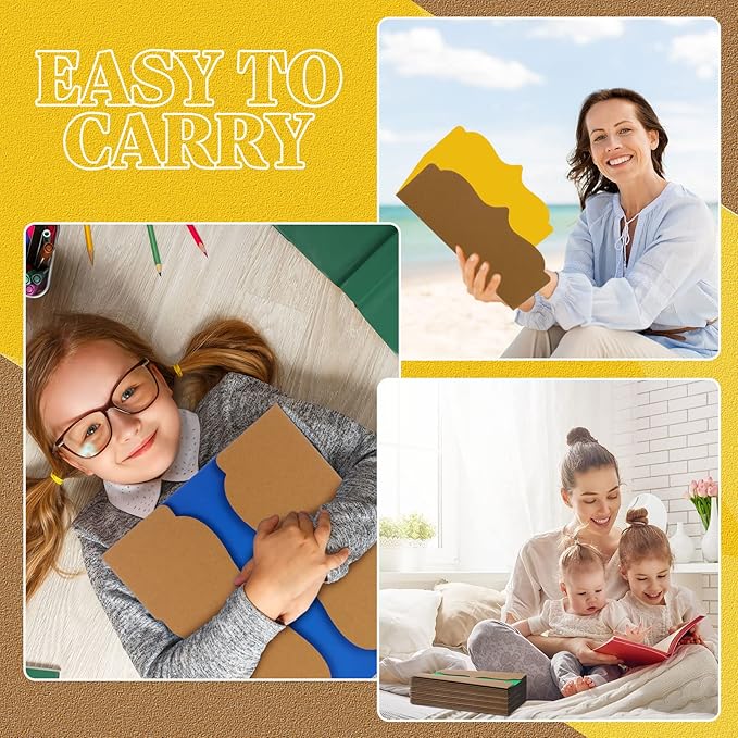 Censen 30 Pcs Trifold Poster Board 12 x 20 Inch Colorful Trifold Display Board Science Fair Display Boards Small Corrugated Posterboard Project Presentation Boards for Science Fair Business Office