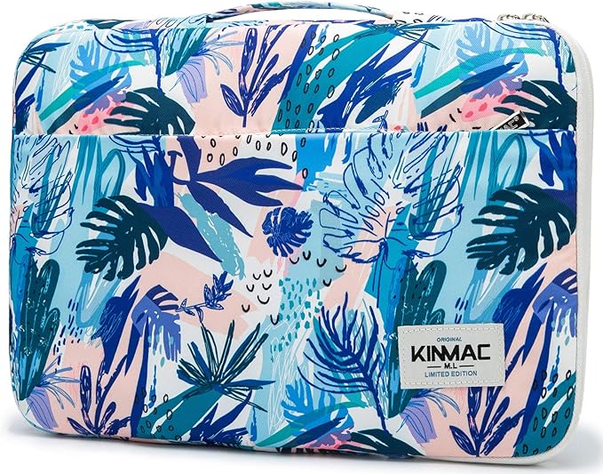 Kinmac 360° Protective Laptop Sleeve Case Bag Cover with Handle for MacBook Pro 16 inch,16 inch HP,Lenovo,Dell,ASUS,Acer Ultrabook and Business Laptop (Sea Grass)