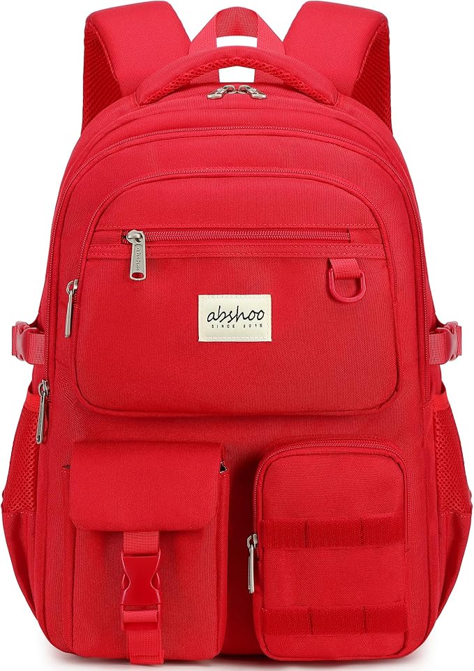 abshoo Large Heavy Duty Backpack For School College Bookbag Casual Multi Pocket Travel Backpacks