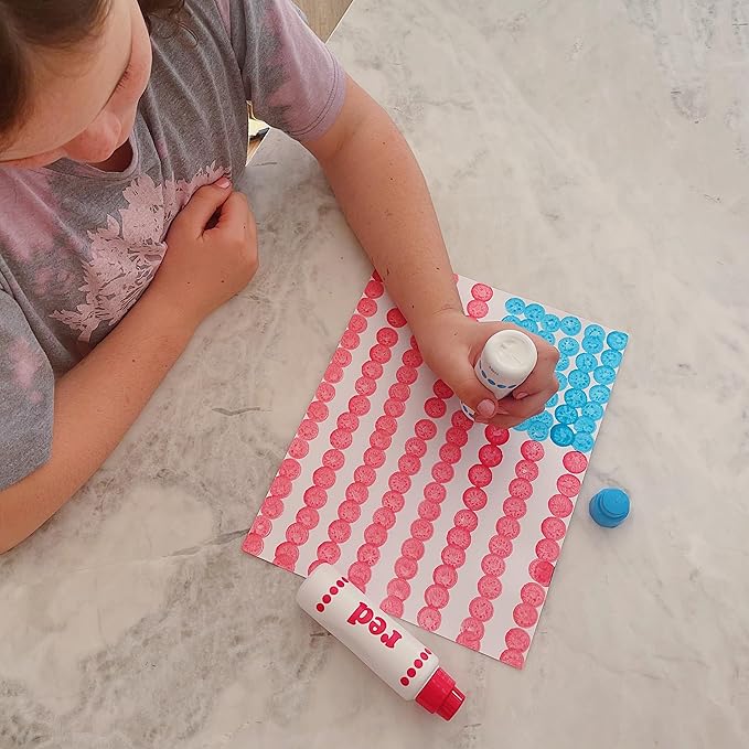 Do A Dot Art! Play and Learn Creative Activity and Coloring Book. Great for Learning Numbers, Letters and Shapes. Preschool Kindergarten Teacher Activities Gift, Made in The USA