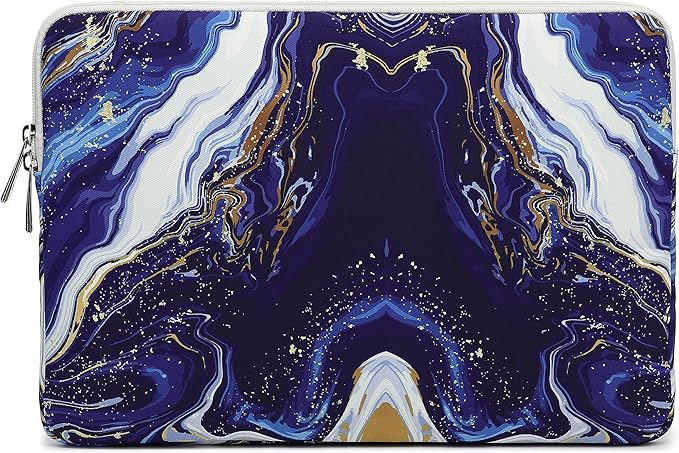 Canvaslife Blue Marble Patten Laptop Sleeve 14 inch 14.0 inch Laptop case Bag