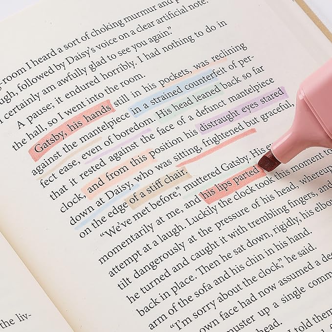 Mr. Pen- Aesthetic Highlighters, 6 Pack, Morandi Colors | Cute Highlighters Assorted Colors for Journaling, Highlighting, Underlining, Fast Dry, Back to School Supplies