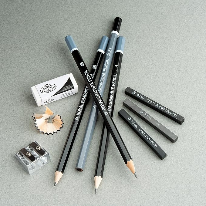Royal & Langnickel RART-200 Essentials Sketching Pencil Set, 21-Piece