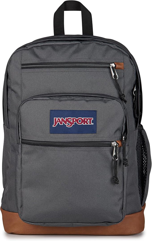 JanSport Cool Backpack with 15-inch Laptop Sleeve, Large Computer Bag Rucksack with 2 Compartments, Ergonomic Straps, Smokey Grit