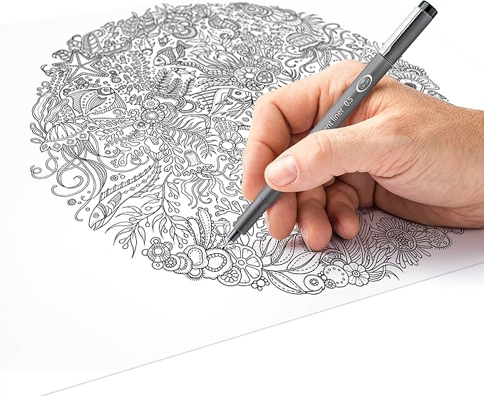 STAEDTLER Pigment Liner Bonus Sketch Set of 6 Liners for the Regular Price of 4(2 free), 308 SB6P