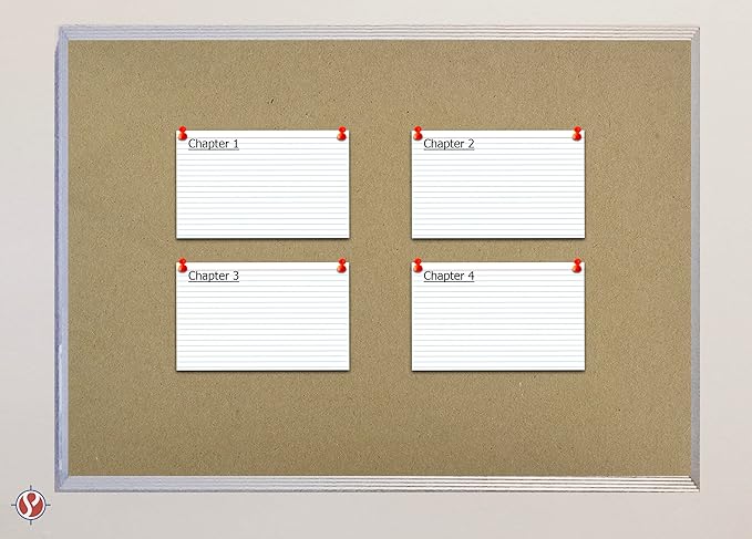 Ruled Index Cards, On 100lb. Heavyweight Thick White Cover Stock. "100 per pack" (3 x 5)